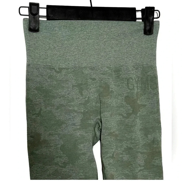 Light green Gymshark compression leggings Sz XS. #001 - Picture 2 of 3